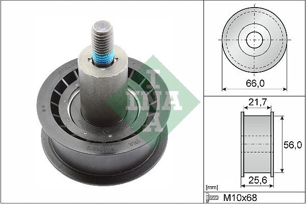 Deflection/Guide Pulley, timing belt (WG1252781)