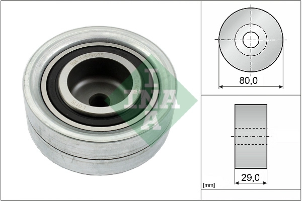 Deflection/Guide Pulley, timing belt (WG1252737)