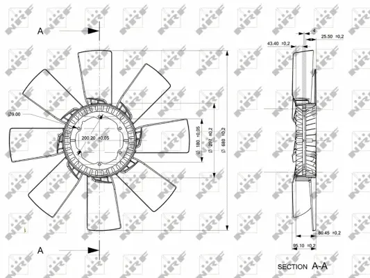 Fan Wheel, engine cooling