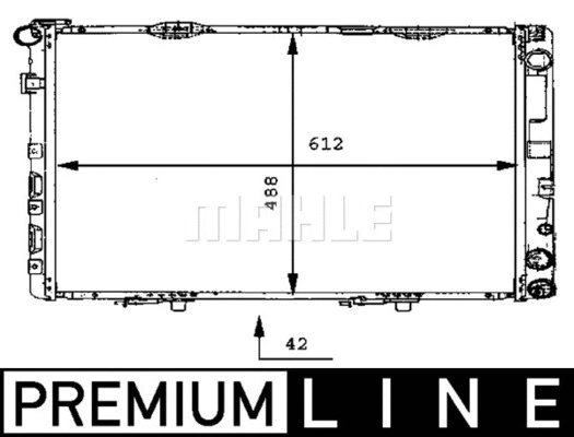 Radiator, engine cooling