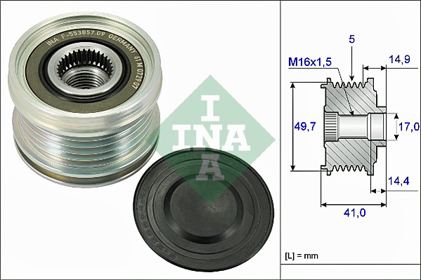 Alternator Freewheel Clutch (WG1253677)