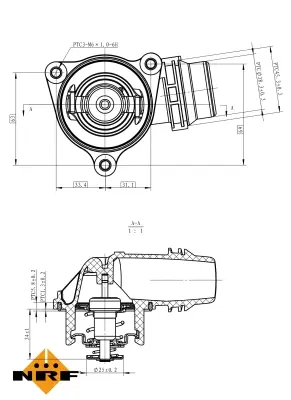 Thermostat, coolant (WG2184819)