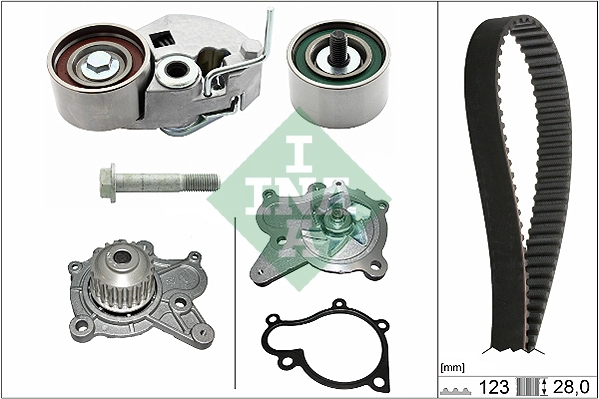 Water Pump & Timing Belt Kit (WG1710051)