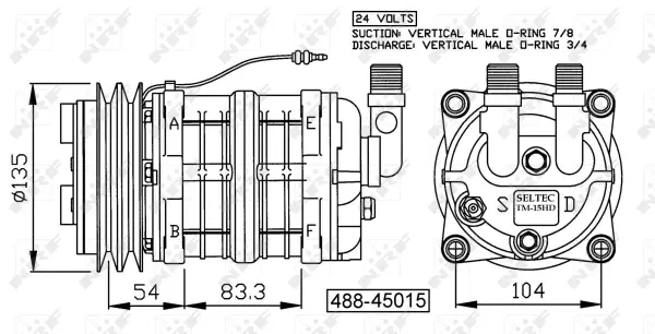 Compressor, air conditioning (WG2159172)