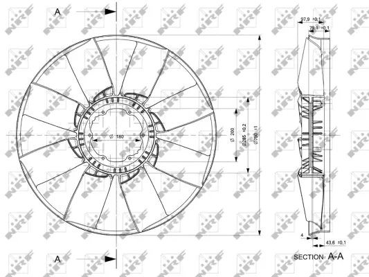 Fan Wheel, engine cooling
