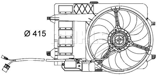 Fan, engine cooling (WG2180656)