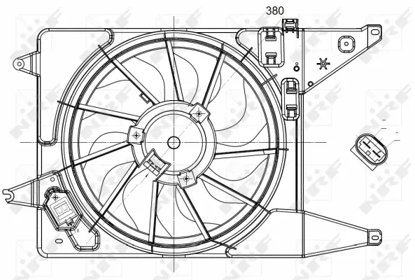 Fan, engine cooling