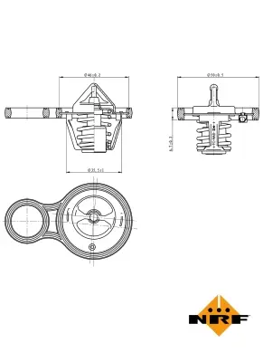 Thermostat, coolant