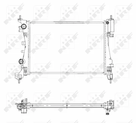 Radiator, engine cooling