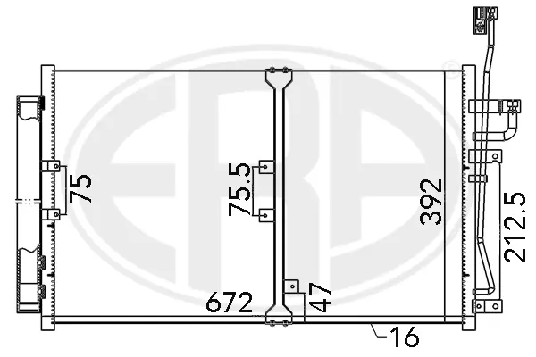 Condenser, air conditioning (WG2016750)