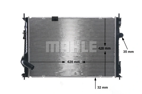 Radiator, engine cooling