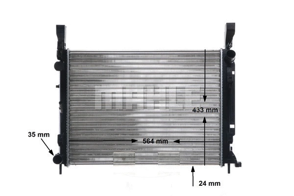 Radiator, engine cooling