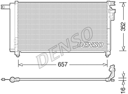 Condenser, air conditioning (WG1917469)