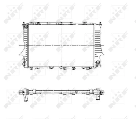 Radiator, engine cooling (WG1721605)