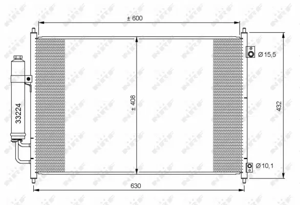 Condenser, air conditioning (WG2161158)