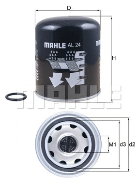 Air Dryer Cartridge, compressed-air system (WG1214685)