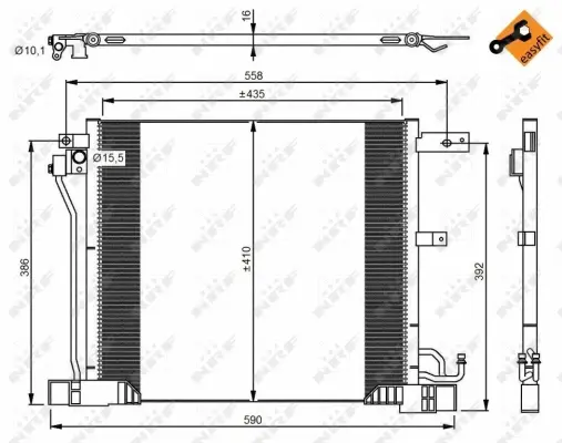 Condenser, air conditioning (WG2160497)