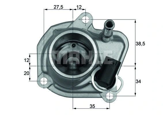Thermostat, coolant (WG1217666)