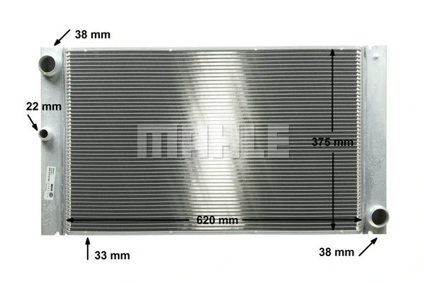 Radiator, engine cooling