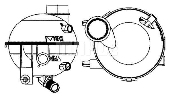 Expansion Tank, coolant (WG2184322)