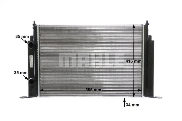 Radiator, engine cooling