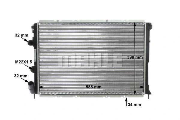 Radiator, engine cooling