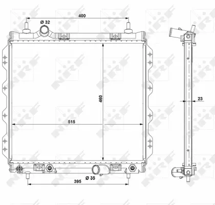 Radiator, engine cooling