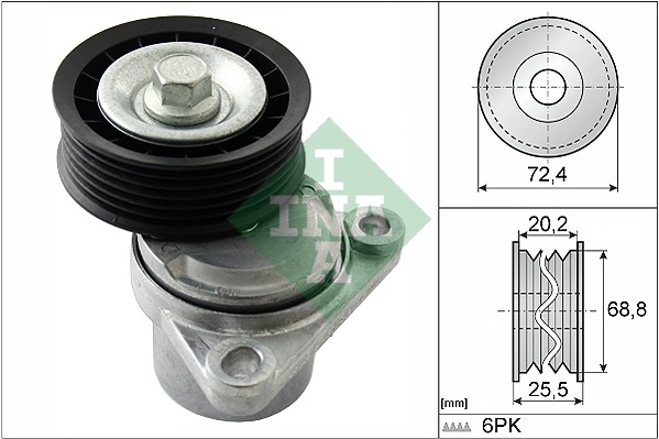 Belt Tensioner, V-ribbed belt (WG1253495)