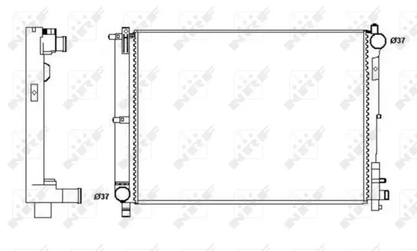 Radiator, engine cooling