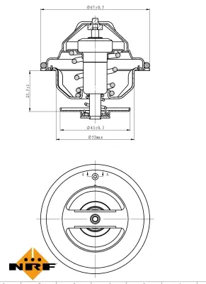 Thermostat, coolant (WG2184791)