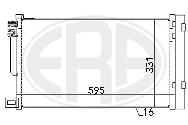 Condenser, air conditioning (WG2016620)