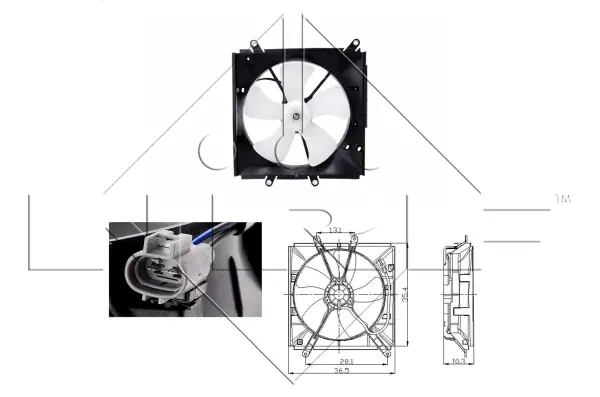 Fan, engine cooling (WG1720120)