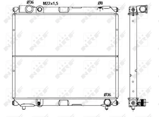 Radiator, engine cooling