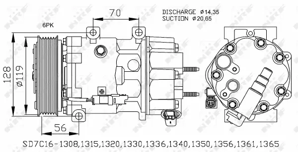 Compressor, air conditioning (WG2159587)