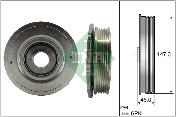Belt Pulley, crankshaft (WG1254409)