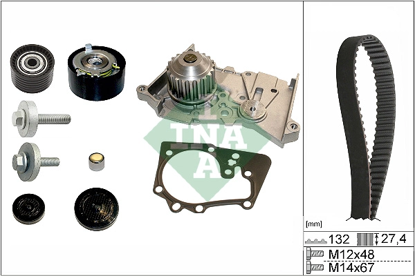 Water Pump & Timing Belt Kit (WG1710087)
