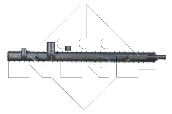 Radiator, engine cooling (WG1723263)