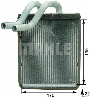 Heat Exchanger, interior heating (WG2180053)