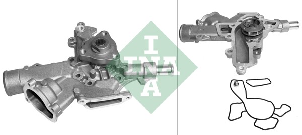 Water Pump, engine cooling (WG1254325)