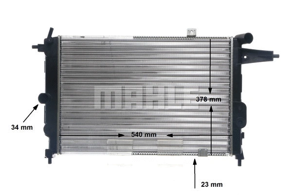 Radiator, engine cooling