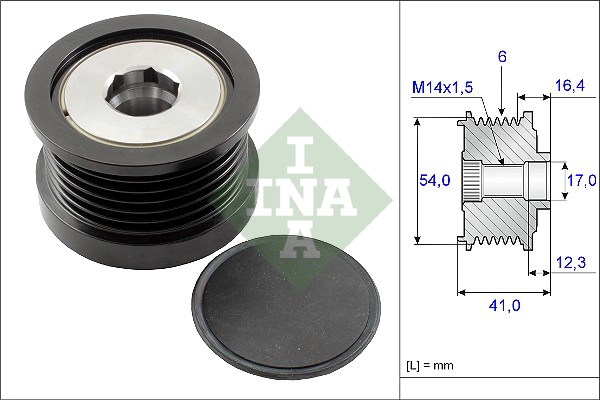 Alternator Freewheel Clutch (WG1253820)
