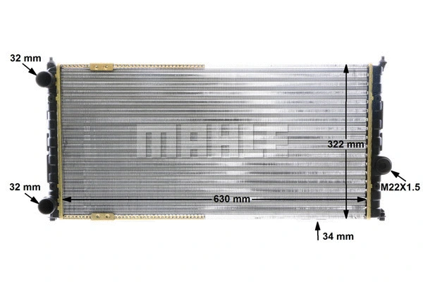 Radiator, engine cooling