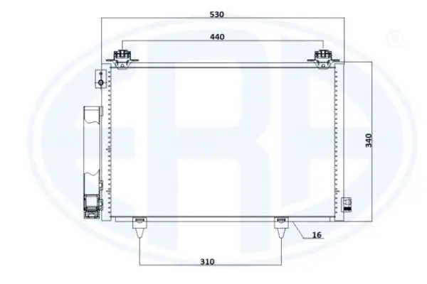 Condenser, air conditioning (WG2016864)