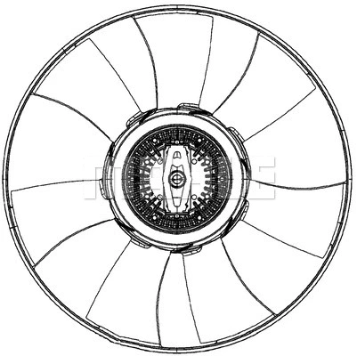 Fan, engine cooling (WG2180839)