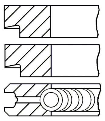 Piston Ring Kit (WG1186808)