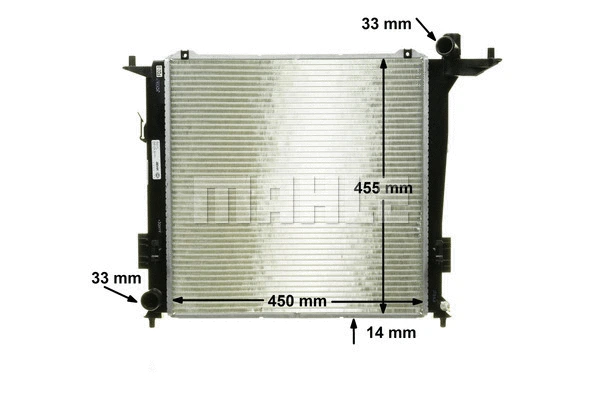 Radiator, engine cooling