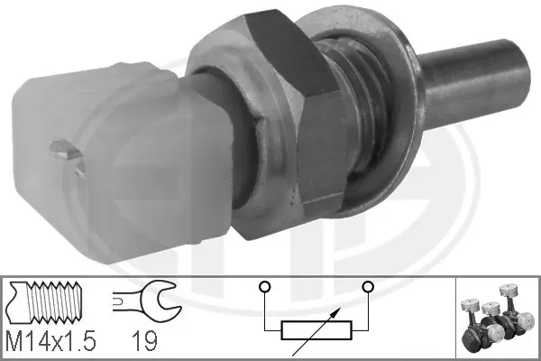 Sensor, coolant temperature (WG1492417)