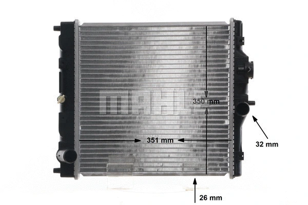 Radiator, engine cooling