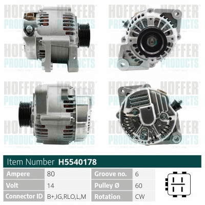 Alternator (WG2263706)