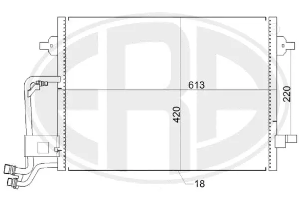 Condenser, air conditioning (WG2016762)